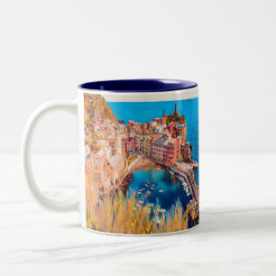 Taza Bicolor ldp VERNAZZA - Cinque Terre -