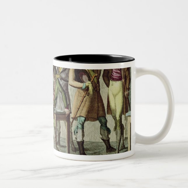 Taza Bicolor Le Cafe des Incroyables, 1797 (Derecha)