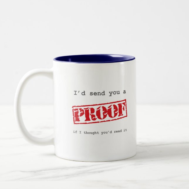 Taza Bicolor Le enviaría una prueba (Izquierda)