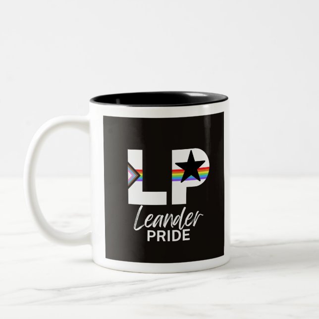 Taza Bicolor ¡Leander PRIDE Merch! (Izquierda)