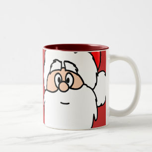 Taza Bicolor Leche para Santa Mug
