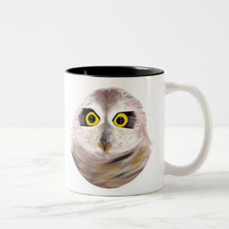 Taza Bicolor Lechuza común