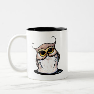 Taza Bicolor Lechuza KiniArt