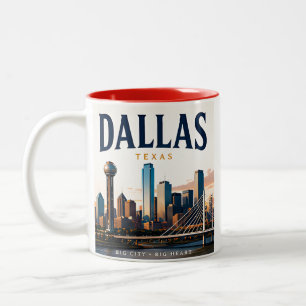 Taza Bicolor Legado urbano de Dallas Texas