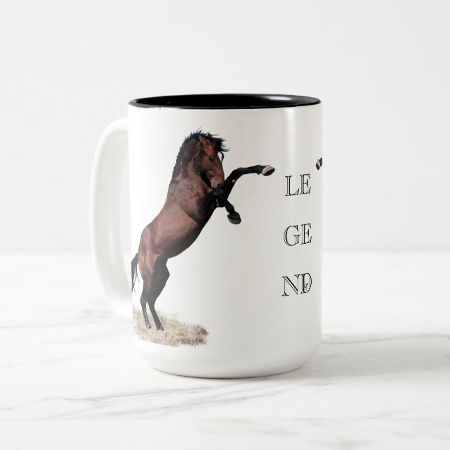 Taza Bicolor LEGEND Spirit Mustang Mug  (Anverso izquierdo)