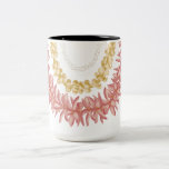 Taza Bicolor Lei Day por Wander con Aloha<br><div class="desc">Celebrando el arte de hacer lei,  compartiendo Aloha a través de dádivas lei y la adornada belleza de las flores más fragantes de Hawaii.</div>