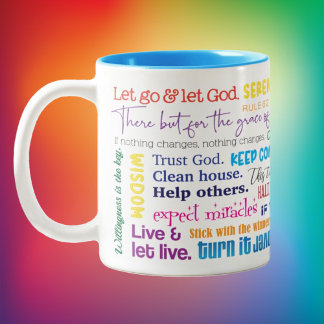 Taza Bicolor Lemas de recuperación Coffee Mug