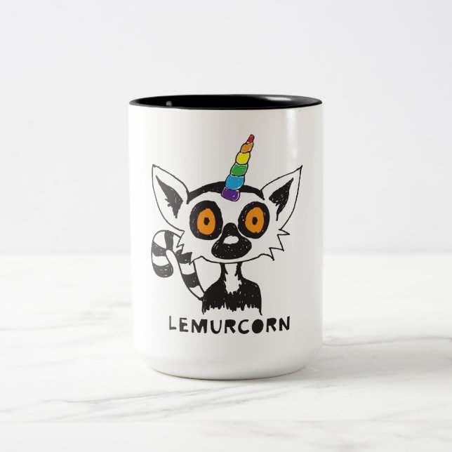 Taza Bicolor LemurCorn (Centro)