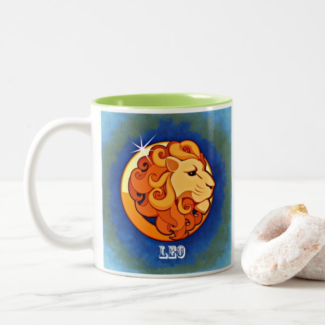 Taza Bicolor Leo (Con donut)