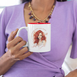 Taza Bicolor Leo Chica Zodiac Astrology Gift por ella