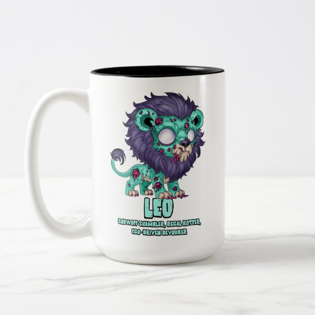 Taza Bicolor Leo Zombie (Izquierda)