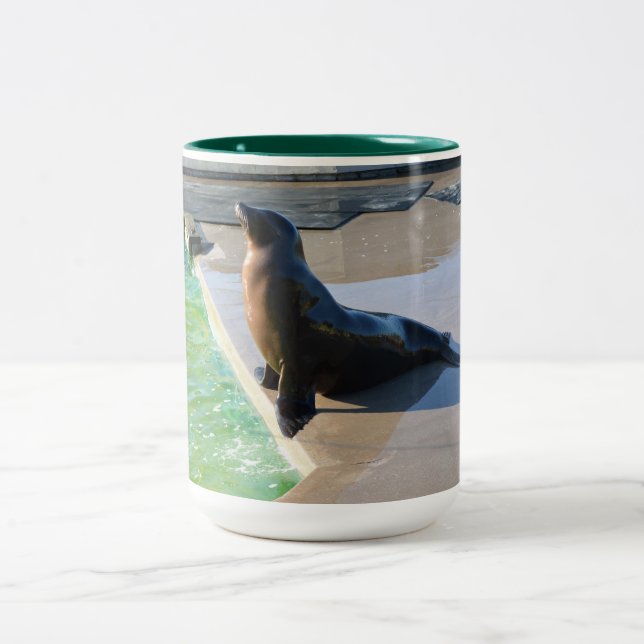 Taza Bicolor León de California (Centro)