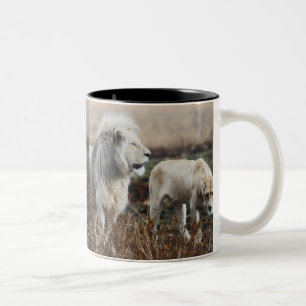 Taza Bicolor León de Suráfrica como rey