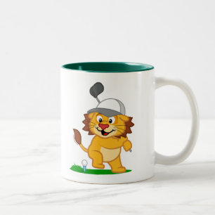Taza Bicolor León del golf