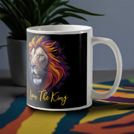 Taza Bicolor León, el rey