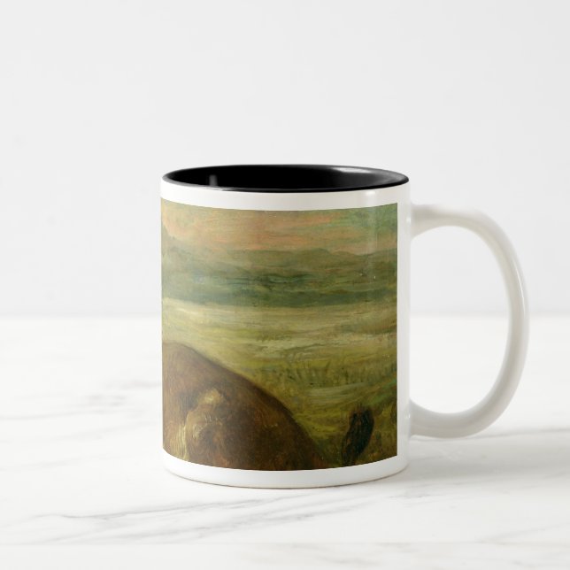 Taza Bicolor León y cocodrilo, 1863 (Derecha)