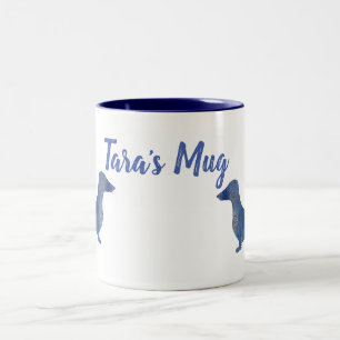 Taza Bicolor Leopard dachshund