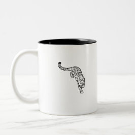 Taza Bicolor Leopard Tattoo Vintage