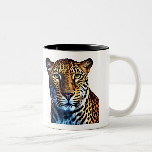 Taza Bicolor Leopardo (Derecha)