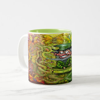Taza Bicolor Leprechaun Magic Two Tone Coffee Mug