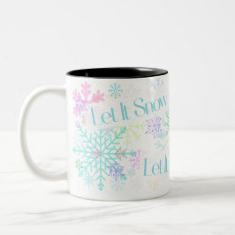Taza Bicolor Let It Snow!