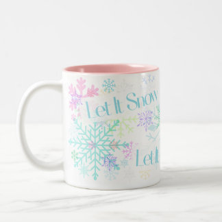 Taza Bicolor Let It Snow!