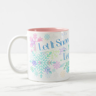Taza Bicolor Let It Snow!