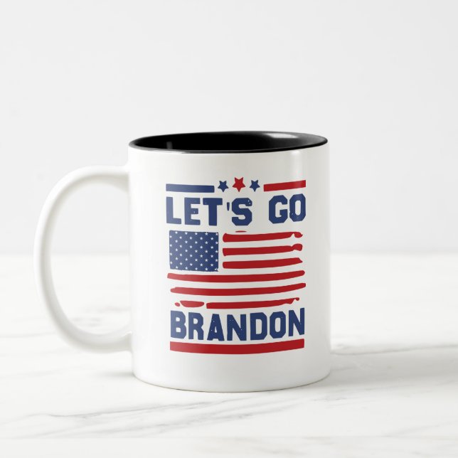 Taza Bicolor Let’s Go Brandon (Izquierda)