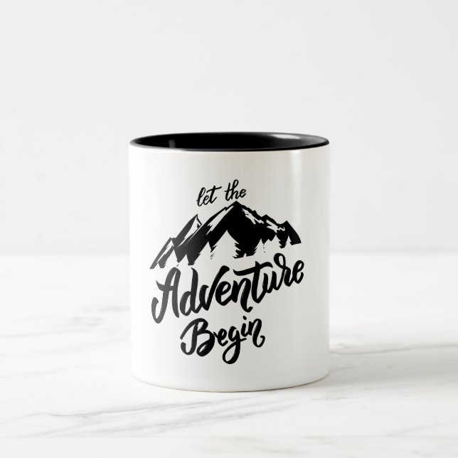 Taza Bicolor let the adventure begin  (Centro)
