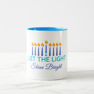 Taza Bicolor Let The LIght Shine Bright