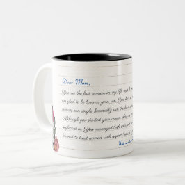 Taza Bicolor Letra de amor Personalizado personalizada manuscri