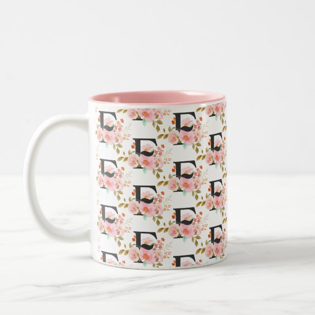 Taza Bicolor Letra F (Izquierda)