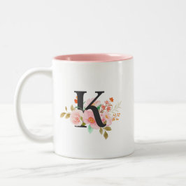 Taza Bicolor Letra K