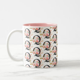 Taza Bicolor Letra Q