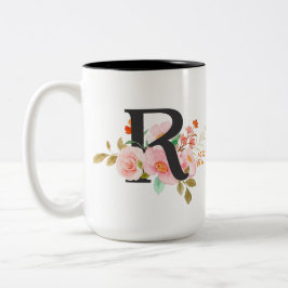 Taza Bicolor Letra R
