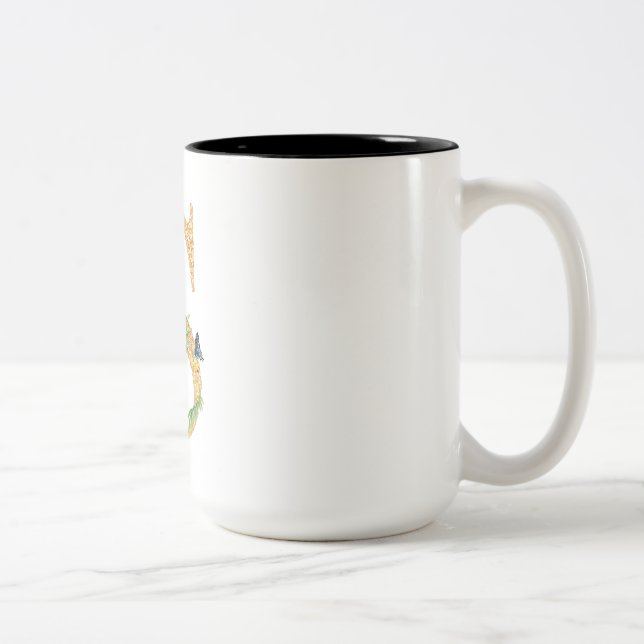 Taza Bicolor Letra s (Derecha)