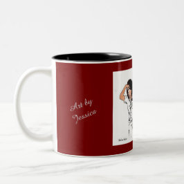 Taza Bicolor Let's Play Ball mug
