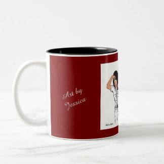 Taza Bicolor Let's Play Ball mug