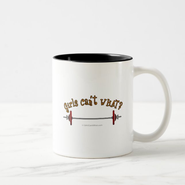 Taza Bicolor Levantamiento de pesas - Barbell (Derecha)