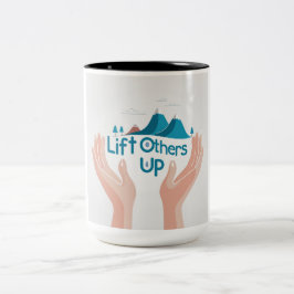 Taza Bicolor Levantar a otros