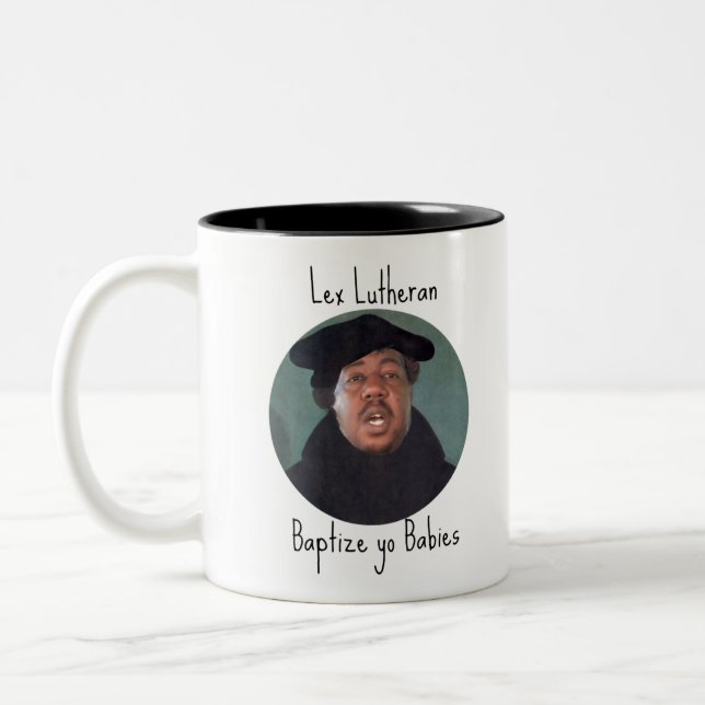 Taza Bicolor Lex Lutheran (Izquierda)