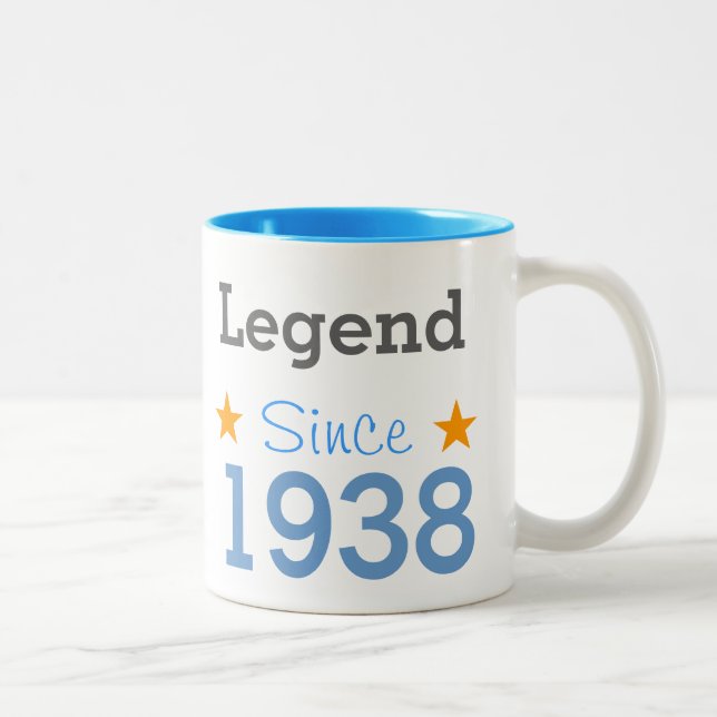 Taza Bicolor Leyenda desde 1938 (Derecha)