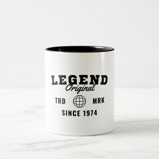 Taza Bicolor Leyenda desde 1974 (Centro)