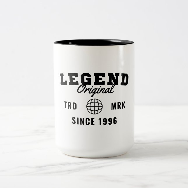 Taza Bicolor Leyenda Desde 1996 (Centro)