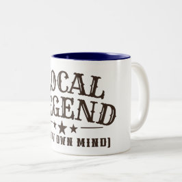 Taza Bicolor Leyenda Local (En Mi Propia Mente) Gráfica Occiden