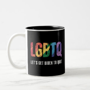 Taza Bicolor LGBTQ Vamos A Poner Biden En El Orgullo Gay