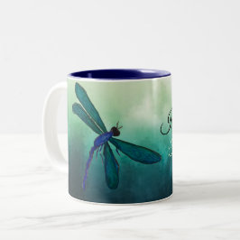 Taza Bicolor Libélula