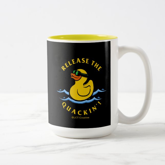 Taza Bicolor Liberar el Quackin' (Derecha)