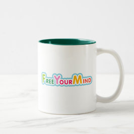Taza Bicolor Liberar tu mente