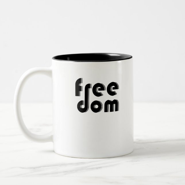 Taza Bicolor libertad (Izquierda)